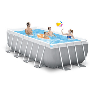 Piscina <span class=keywords><strong>Rectangular</strong></span> <span class=keywords><strong>con</strong></span> Estructura de Acero 26790 <span class=keywords><strong>Intex</strong></span> 4m x 2m x 1,22 m <span class=keywords><strong>con</strong></span> <span class=keywords><strong>Bomba</strong></span> de Seguridad de PVC para Adultos para Uso en Jardín, Venta Al por Mayor - Product Image 1
