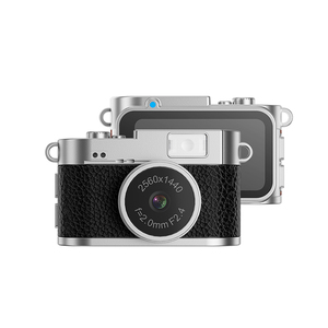 Factory Custom 2K HD Video <b>Filters</b> LED Light 2MP Sensor Delicate Mini Retro <b>Camera</b> Keychain for Gift Factory Custom 2K HD Video - Product Image 1