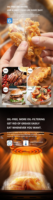 Friteuse à air ABS de 5 L de taille familiale, OEM/ODM, commande manuelle à double bouton avec préréglages pour les frites, le poulet, le poisson, forme carrée