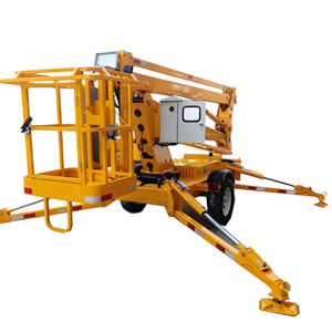 מלגזה עם זרוע מפרקית, משאית עם זרוע הידראולית זחלית, מעלית זרוע כבדה לשימוש באתר בנייה - Product Image 1