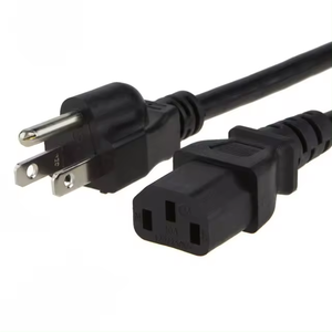 ขั้วต่อสายไฟ C13 3ปลายแหลม18AWG 16AWG อเมริกันสายไฟฟ้ากระแสสลับสายชาร์จ1.5MM2สายไฟยาว1.5ม. - Product Image 3