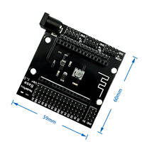 Nodo de Desarrollo de MCU de V3 CH340 NodeMCU + Shield de Motor Wifi Esp8266 Esp-12e diy juguete rc control remoto Lua mucho coche inteligente Esp12e
