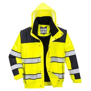 PORTWEST - C466YBRXXXL Veste noire jaune classique haute visibilité-EAN 5036108179992 HI-VIS WORKWEAR - Product Image 1