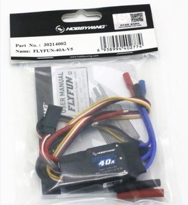 Contrôleur de vitesse électrique Hobbywing <span class=keywords><strong>FlyFun</strong></span> 30A 40A 20A V5 2-4S 2-6S pour avion RC, multicoptère, avion RC, hélicoptère - Product Image 4