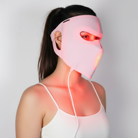 Nouvelle arrivée Thérapie par lumière rouge infrarouge pour le visage Machine à lumière LED pour le visage Thérapie par lumière LED infrarouge Masque