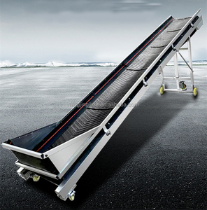 สายพานลําเลียงคุณภาพดี การขนถ่ายสายพานลําเลียง การห่อสายพานลําเลียง คลังสินค้า เครื่องจักรโลจิสติกส์ มอเตอร์ให้ยาง - Product Image 2