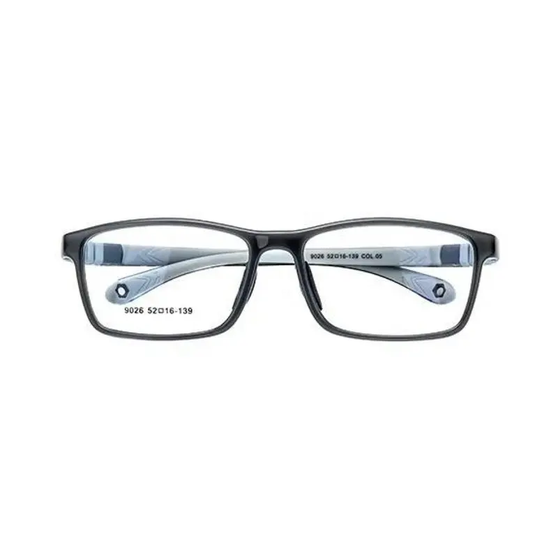 משלוח מהיר לילדים משקפי מגן סיליקון משקפיים מסגרת 9026 להתאמה אישית עם רצועה לשימוש אופטי