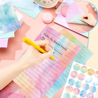 Lot de 160 papiers à lettres offset transfrontaliers, papier aquarelle simple et créatif, pour invitations et cadeaux d'anniversaire