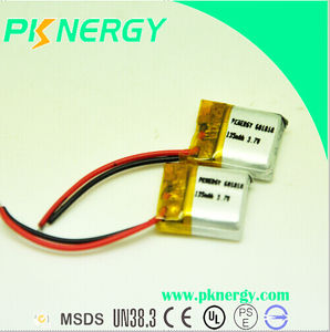 Li-polymer battery 601818 V 3,7 V 135mAh rechargeable battery for smart watches - Product Image 2