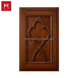 Porte de placard ventilée à persiennes en bois massif Happy Houses, gris patiné, style ferme, sur mesure, de remplacement - Product Image 4