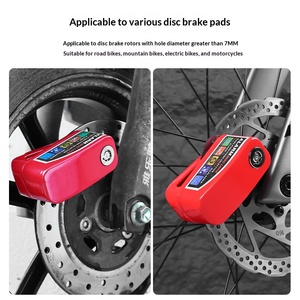 Cerradura de Seguridad para Disco de Freno de Motocicleta, Impermeable, Antirrobo, con Alarma, para Bicicleta Eléctrica, Equipo de Ciclismo - Product Image 5