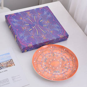 Vaisselle en céramique de style arabe de haute valeur, ensemble de couverts réutilisables bohèmes avec poignée, ensembles de vaisselle créatifs pour la maison - Product Image 4