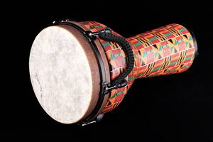 Djembé professionnel à <span class=keywords><strong>double</strong></span> peau synthétique de fabrication américaine, tambour africain durable pour la performance, disponible en 12 pouces - Product Image 2