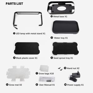 مجموعة حديقة عشبية ذكية مخصصة ، زارع إنبات ميكروغرين ، نظام زراعة مائي داخلي - Product Image 6