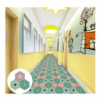 Autocollants pour carrelage de salle de bain imperméables et antidérapants pour salle de bain Autocollant pour sol en PVC Minimaliste Usine Vente en gros