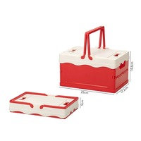 Boîte Cadeau Couleur Macaron, Boîte de Rangement Pliable en Plastique pour Camping en Plein Air, Bac de Rangement pour Petits Articles, Vente en Gros