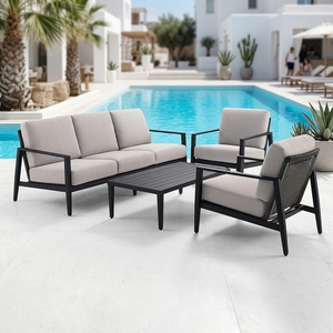 Juego de Muebles de Jardín de Mimbre, Resistentes al Agua y a los Rayos UV, Listos para Enviar - Product Image 5