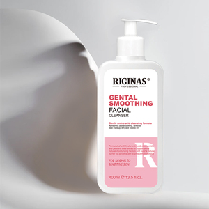 Nettoyant visage en crème douce Riginas avec acide hyaluronique, non irritant et rafraîchissant pour les peaux sensibles, pour hommes - Product Image 2