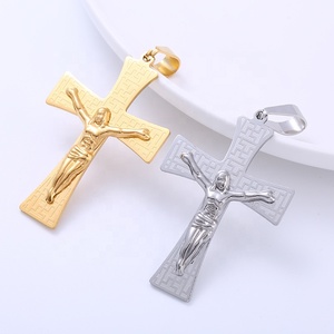 Opular Old lross taintaintaintainrist Rist eligious esue Crucifix Ross endant Ant eckecklace For Men - Product Image 4