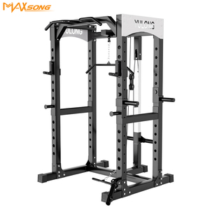 Macchina Smith di grado professionale, con Squat Rack e panca stazione di stampa per Home <span class=keywords><strong>Gym</strong></span> Studio e centro Fitness commerciale - Product Image 5