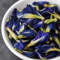 Thé aux fleurs de pois papillon séchées 500g en vrac, thé bleu naturel en feuilles pour une boisson relaxante