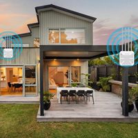 Routeur Maillé WiFi 6 Extérieur WAVLINK Longue Portée Point d'Accès WiFi avec PoE, Répéteur WiFi Amplificateur de Signal pour Starlink Garage Hôtel