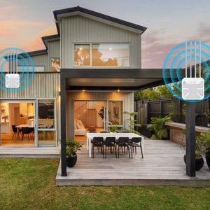 WAVLINK Outdoor <span class=keywords><strong>WiFi</strong></span> 6 Mesh Router Punto DE ACCESO <span class=keywords><strong>WiFi</strong></span> de largo alcance con PoE, amplificador de señal de extensor <span class=keywords><strong>WiFi</strong></span> para Starlink Garage Hotel - Product Image 3