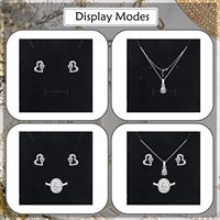 Petite boîte rigide en papier kraft 1 pièce 1,7 cm x 3,5 po recyclable pour le rangement de bijoux (colliers, boucles d'oreilles, bagues, montres, lunettes)