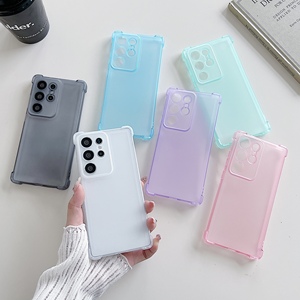 Étui souple mat translucide couleur bonbon pour Galaxy <span class=keywords><strong>Samsung</strong></span> S25 Ultra, étui TPU <span class=keywords><strong>original</strong></span> <span class=keywords><strong>Samsung</strong></span> S24 Ultra pour <span class=keywords><strong>Samsung</strong></span> S26 Ultra - Product Image 1