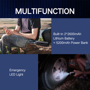 <span class=keywords><strong>CYCPLUS</strong></span>-<span class=keywords><strong>Inflador</strong></span> de neumáticos Digital automático, minibomba de aire eléctrica inteligente e inalámbrica para coche - Product Image 4
