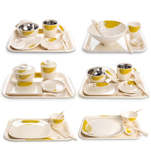 Juego de vajilla Kungfu Fast Food de melamina, tazones para sopa y arroz, platos y bandejas para cocina china, uso hotelero - Product Image 1
