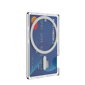 2025 funda de teléfono brillante tarjetero Fabricación de fábrica más nueva funda móvil tarjetero venta al por mayor tarjetero magnético transparente - Product Image 5