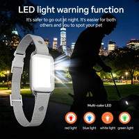 GPS Haustier-Tracker Silikon Nylon 4G 1000M Fernbedienung 3 Trainingsmodi Vibration Signalton Multi-LED IP6