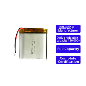 İstiflenebilir 633231 3.7V 750mAh Özelleştirilmiş Şekilli Köpek Takip Cihazı Taşınabilir Nebulizer RFID Etiketli Lityum Polimer Pil - Product Image 1