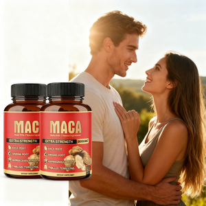 OEM <span class=keywords><strong>Maca</strong></span> Root Herbal Suplemento <span class=keywords><strong>Maca</strong></span> Plus Cápsulas com Ashwagandha 8050MG para Suplemento Energético - Product Image 2