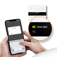 Commutateur intelligent à 4 touches de contrôle de scène britannique 4 pouces Nom du commutateur pouvant être modifié ZIBGEE Tuya Zigbee Télécommande Produits pour la maison intelligente