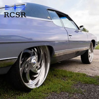 Nouvelles jantes en alliage d'aluminium forgé RCSR, multi-rayons, PCD 5x112/114.3/120, 40mm/25mm, garantie 5 ans