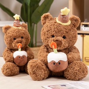 Nuovo premio morbido farcito <span class=keywords><strong>buon</strong></span> <span class=keywords><strong>compleanno</strong></span> orsi di peluche giocattoli per bambini ragazze Custom orsacchiotto giocattolo - Product Image 2