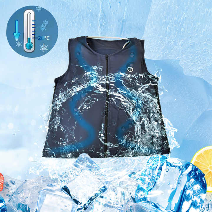 Cooling Ice Vest for Men Women PVA Water Activated Evaporative Cool ...