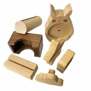 Hot Sale CNC Machined Solid Bamboo Wood and Stainless Steel Enclosure Coffee Powder Holder with Electronic <strong>Processing</strong> - Product Image 1