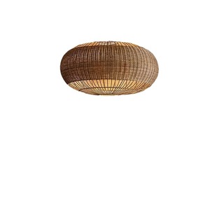 Rattan Chandelier Round Pendant <b>Light</b> 40 50 60 80cm Diameter E27 LED For <b>Dining</b> Room Living Room Bedroom Zen Style - Product Image 2
