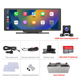 Console centrale 10,26 pouces, enregistrement double haute définition 4K, projection d'écran de téléphone, CarPlay, enregistreur de conduite 1080P universel - Product Image 6