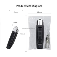 Télécommande universelle sans fil Zhipin à 4 boutons 315 MHz 433 MHz à code d'apprentissage pour porte de garage et serrure électrique – Vente en gros