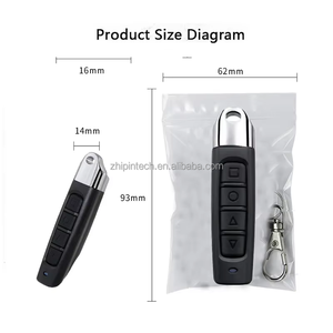 Control Remoto Universal Inalámbrico de 4 Botones y 315mhz/433 MHz para Abridor de Puerta de Garaje, Más Vendido - Product Image 4