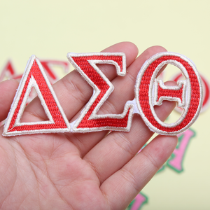 Нашивка из искусственной кожи с вышивкой для головных уборов и одежды, наносимая методом термоклея - Product Image 3