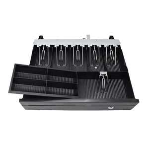 Kim loại tự động POS của nhãn hiệu tiền mặt đăng ký ngăn kéo 6 hóa đơn 4 đồng tiền tiền an toàn tiền mặt hộp - Product Image 3