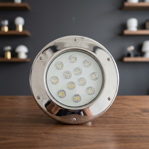 Lampe de piscine LED murale avec base en ABS et garniture en acier inoxydable SS304 – Entièrement submersible, étanche IP68 - Product Image 2