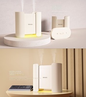 Humidificateur d'air ultrasonique portable à double buse à brume froide pour aromathérapie, USB, idéal pour chambre, voyage, bureau, maison - Meilleure vente