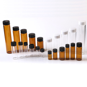 Vente en gros de flacons en verre ambré de 5 ml, 10 ml, 15 ml, 30 ml, 50 ml avec bouchon à brosse pour vernis à ongles, huile essentielle, flacons en verre brun - Product Image 4