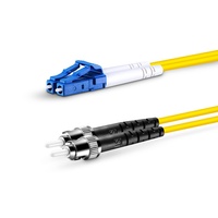 Fabricant de cordons de raccordement à fibre optique Duplex LC vers ST UPC monomode OS2 2 Core FTTH Jumper câble à fibre optique